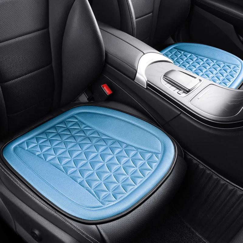 Cojín para asiento de automóvil, cojín para asiento de conductor con espuma viscoelástica cómoda y goma antideslizante, funda para asiento de oficina, para vehículos, hogar y coche