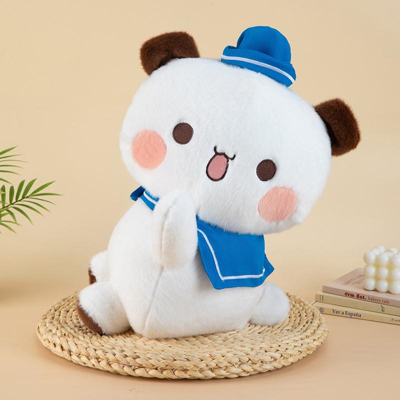 New 50cm Cute Yier & Bubu Sailor Plush Toys Soft Bear Couple Stuffed Dolls Kawaii Navy Style Plushies Children's Birthday gift