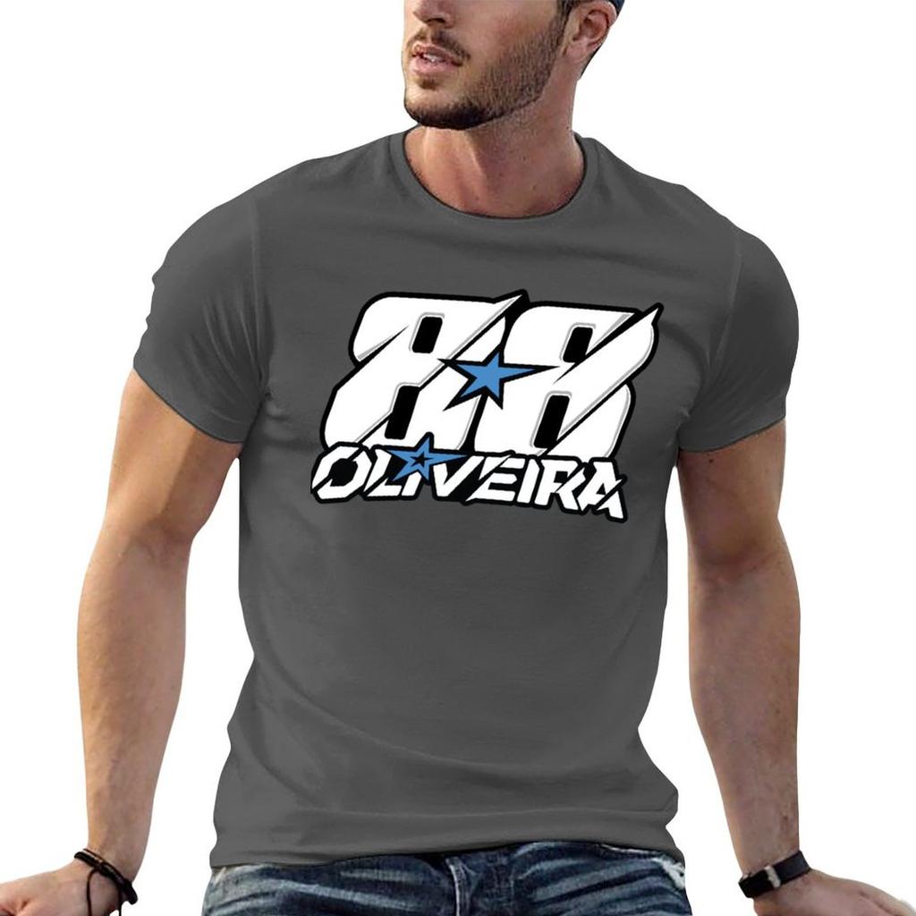 Miguel Oliveira Number 88 Classic TShirt Unisexs Graphic T Shirts T Shirt Custom Print T Shirts for Unisex Cotton Tshirt