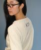 Ronron Star Pattern Scotch Cardigan Ivory