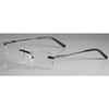 RSINC Rimless frame/eyeglass/Spectacle, Optical, Prescription, For Men And Women, MO Black- BR-4 | 20AF4 C1 55-16-140 SX-UMHH-HEVU