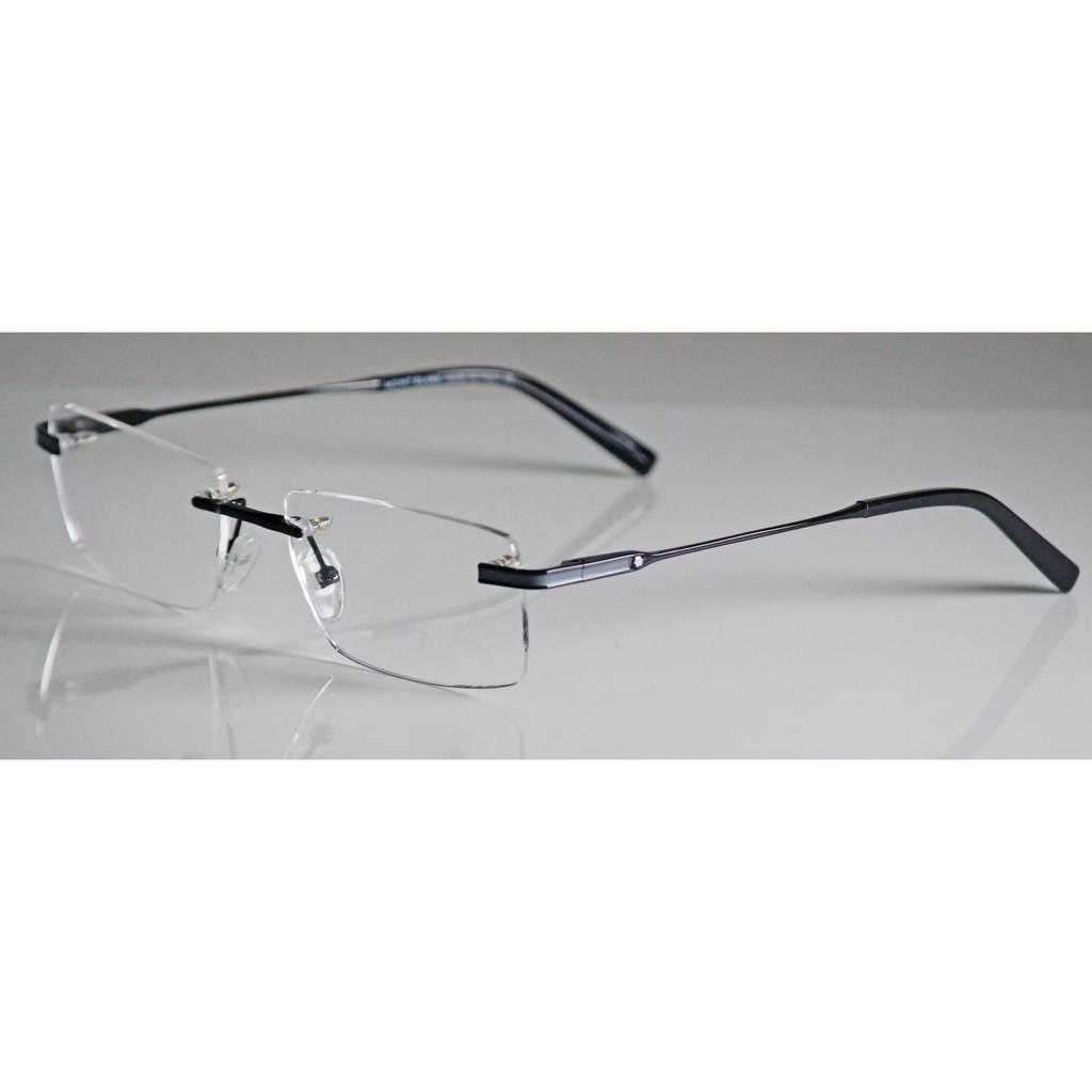 RSINC Rimless frame/eyeglass/Spectacle, Optical, Prescription, For Men And Women, MO Black- BR-4 | 20AF4 C1 55-16-140 SX-UMHH-HEVU