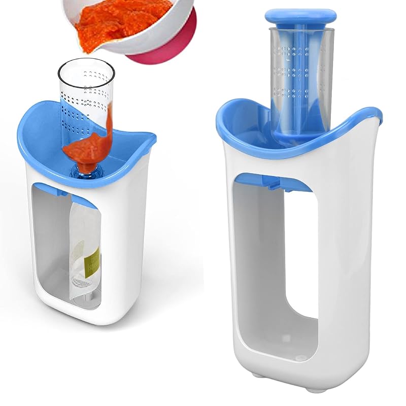 Squeeze Station, Pouch Filling Station for Babies and Toddlers, Manual Baby Food Maker Squeeze Purees Maker for Homemade Organic Semi Solid Food,