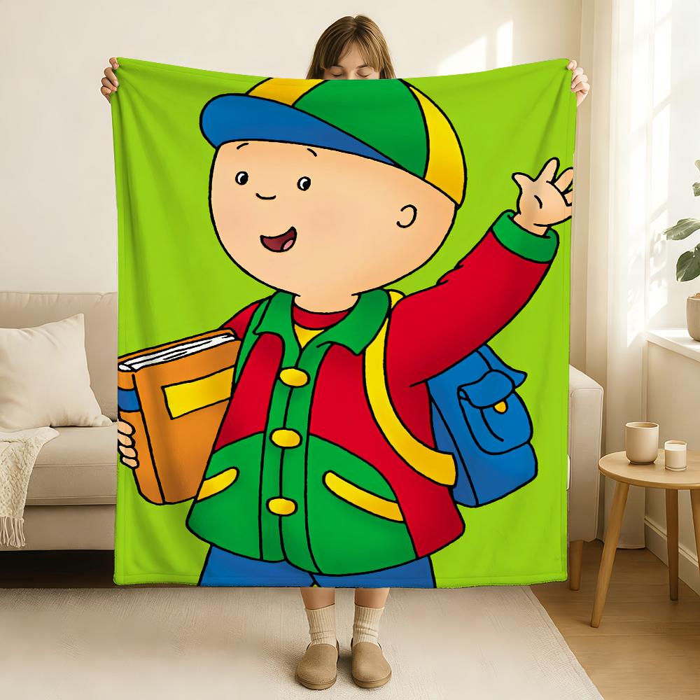 Cartoon Baby Friend C Caillou Blanket Soft and Skin Friendly For Couch Bed Napping Bedspread All Seasons Comforter