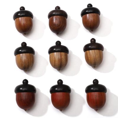 Sandalwood Pinecone Pendant For DIY Necklace Accessories