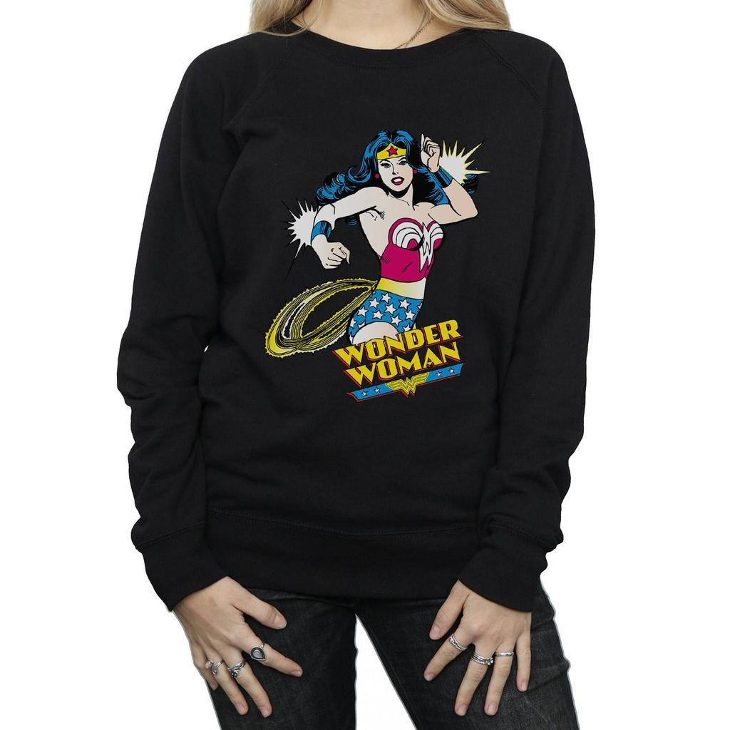 Wonder Woman Womens/Ladies Lasso Cotton Sweatshirt
