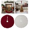 Christmas Tree Skirt Round Ornament Decorative Xmas Tree Skirt Christmas Decoration for Home Bedroom Hotel Holiday Party