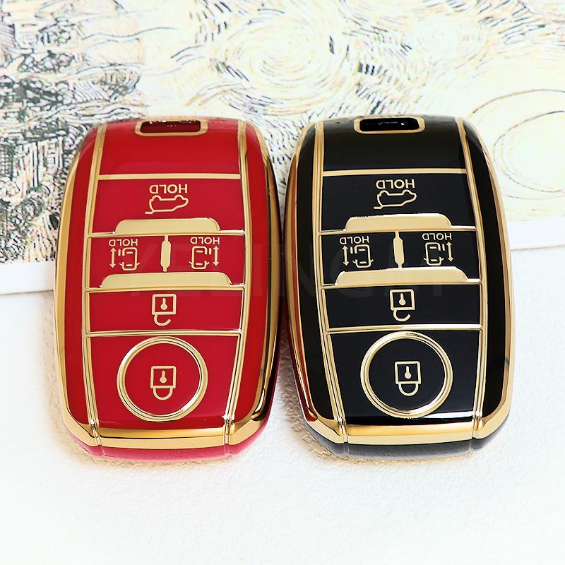 5 6 Button Remote Holder For Kia Sedona Grand Carnival Sorento Shell Fob Control Tpu Car Key Cover Key Case Protection Skin