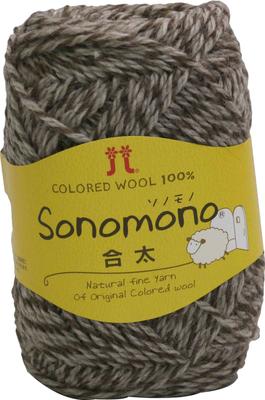 Hamanaka Sonomono Μεσαίο 0064 Νήμα, Πάχος, Χρώμα. 5, Γκρι, 40g, Περίπου. 120μ, Σετ 5 Μπαλών,