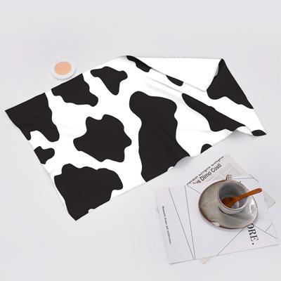 Cow Animal Print Cowboy Country Ranch Soft Face Towel Quick Dry Pool Bath Cotton Towels Breathable
