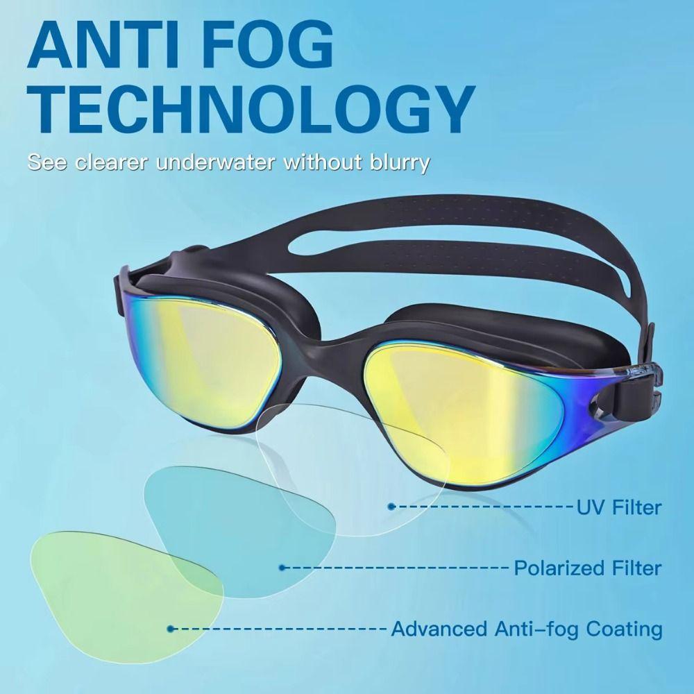Waterproof Anti-fog Diving Goggles PC UV Protection Swim Eyewear Swimming Goggles  Diving