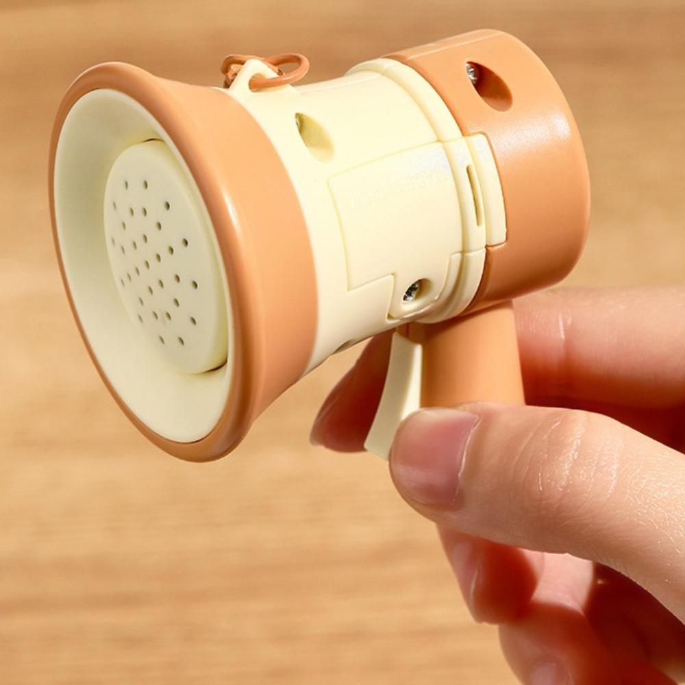 Recording Music Trumpet Key Chain Speaker Handheld Speakers Toy Music Keychain Pendant  Bag Pendant