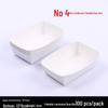 Shixun Pre-folded Greaseproof White Paper Food Tray