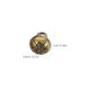 50Pcs Vintage Round Chinese Cheongsam Buttons Classic Metal Sewing Buttons for Hanfu Dress Wedding Accessories Style