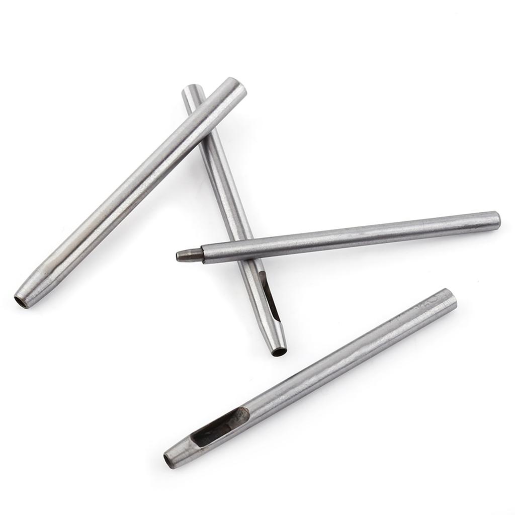 10 Stück Metallstanze Lederlocher Lochset Hohlgürtel Handwerkzeug 0,5 5 mm