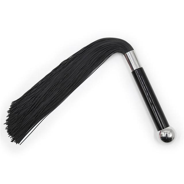 Silicone Tassel Whip Adult Games Bdsm Bondage Spanking Slave Restraints Cosplay Erotic Flogger