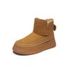 Fleece High-top Snow Boots for Women's Winter New Student Ins Korean Version of Warm Casual Platform Cotton Shoes 9010