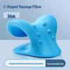 C-shaped Neck and Shoulder Massager: Cervical Spine Support & Acupressure Pillow for Relaxation and Posture Correction