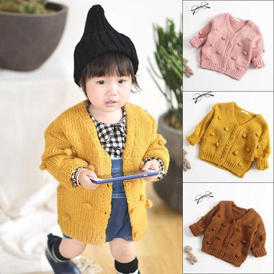 Casual Pullover Für Mädchen Winter Baumwolle Strickjacke Kinder Kleidung Baby Mädchen Pullover Langarm Gestrickte Mantel Warme Kinder Kleidung