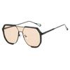 Fashion Women Gradient Sunglasses for Men Big Frame Pilot Sun Glasses Design Anti-Reflective Lunette eil UV400 Eyewear