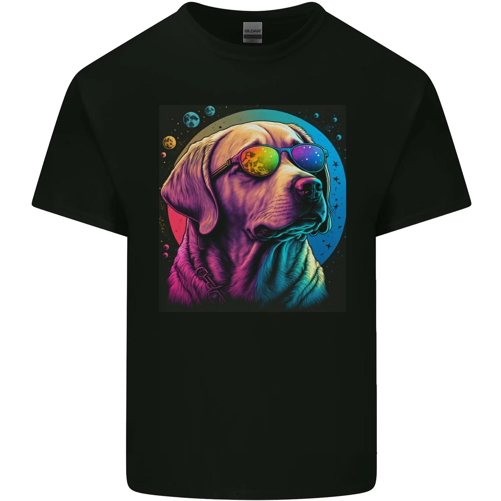 A Cool Golden Retriever With Glasses Dog Kids T-Shirt Childrens M