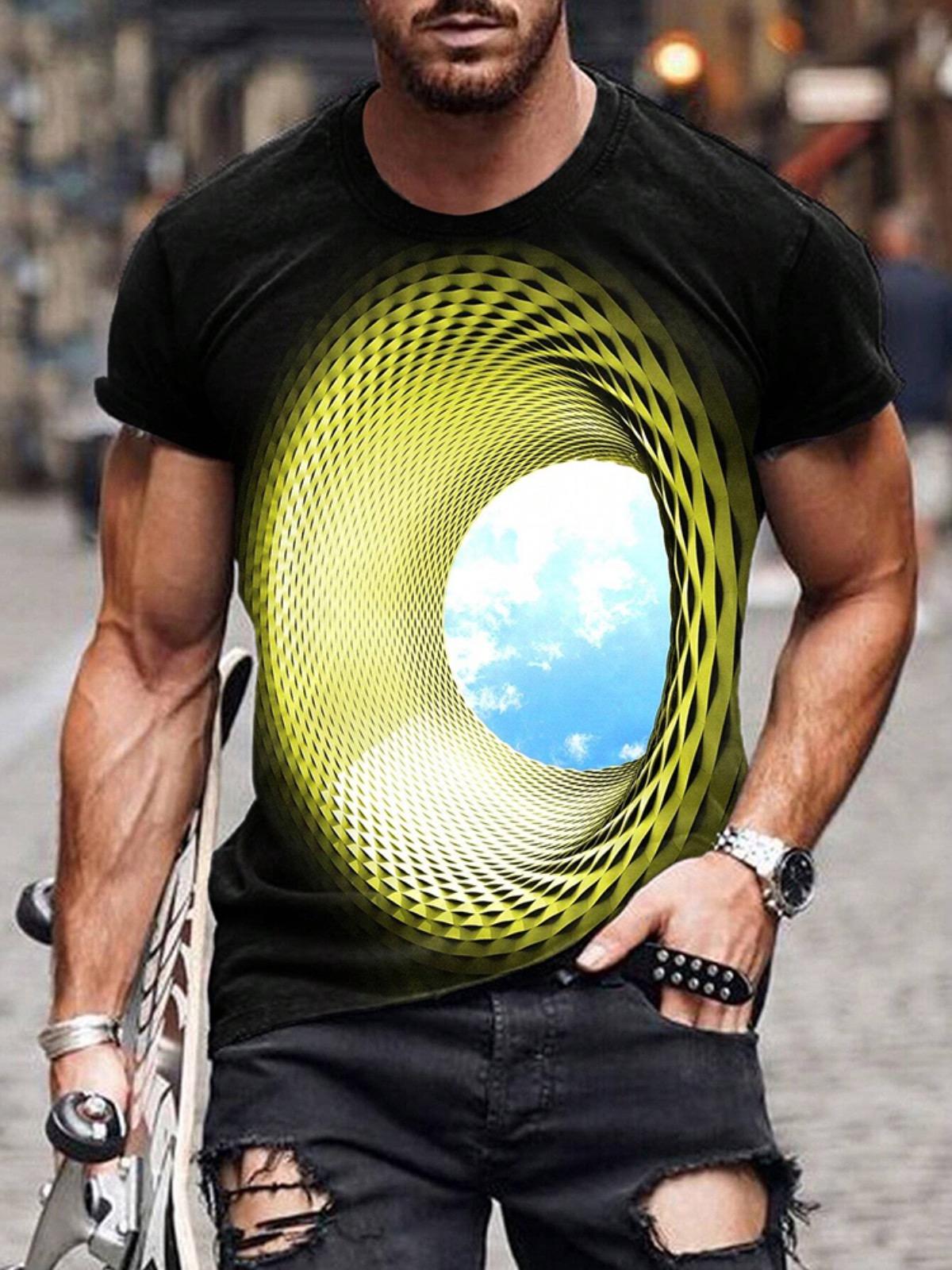 

2024 Новые летние модные уличные мужские футболки Повседневные повседневные футболки с короткими рукавами Спортивные мужские футболки Футболки с 3D-принтом 6XL серый