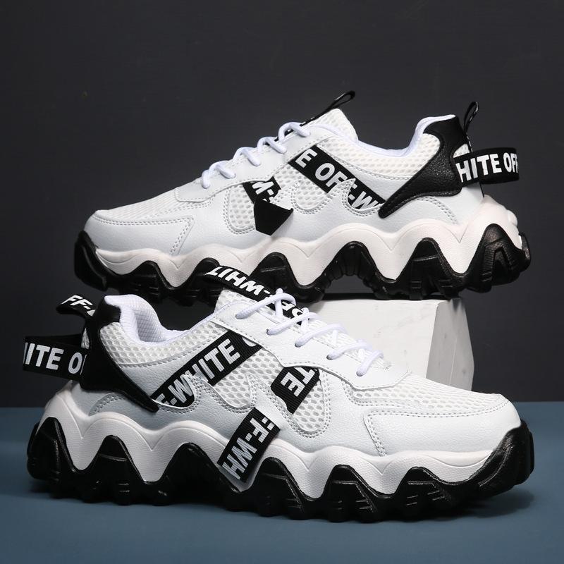 

Весна и Осень большая волна удобная спортивная обувь мужская трендовая обувь холодная липкая обувь повседневная модная беговая обувь студенческий тренд 44