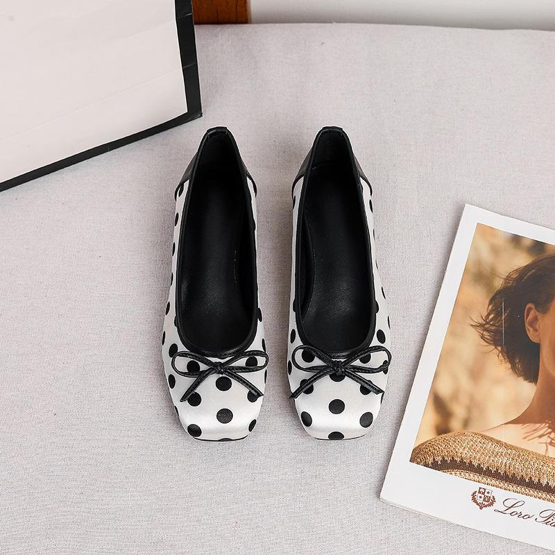Women's Dress Shoes Wedding Square Toe Low Heel Pumps Shoes Slip On Chunky Block Heels for Women Comfortable Dress Shoes for Office Work Business