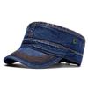 Cotton Washed Military Cap For Men And Women With Sunshade Protection For Outdoor Casual Wear