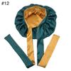 Woman Sleeping Bonnets and Satin Hair Wraps Soft Silk Bonnet Long Tie Plain Hair Bonnet