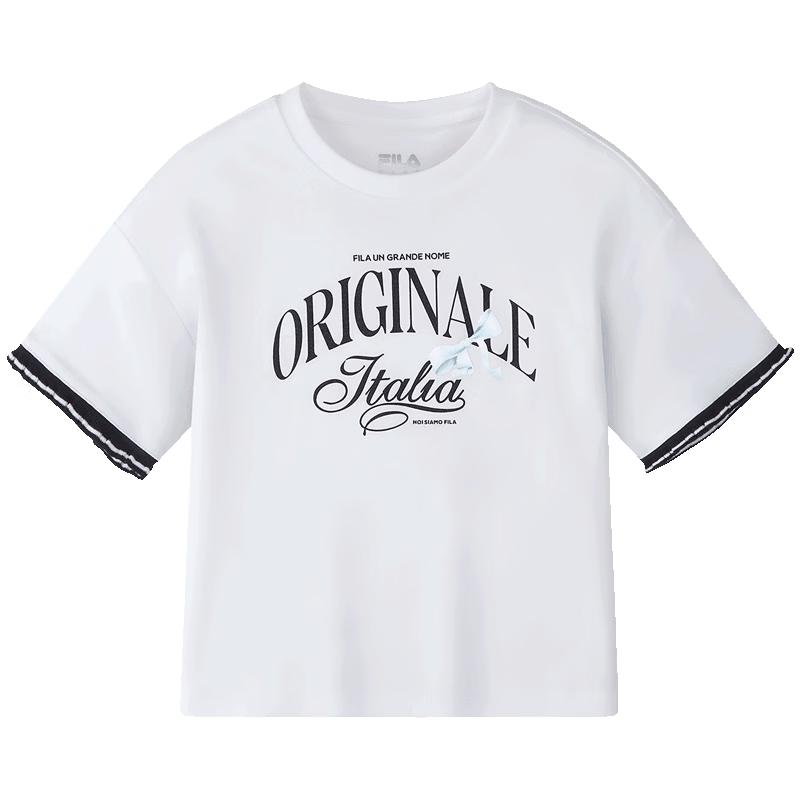 FILA Girls  Short Sleeve T-Shirt 110