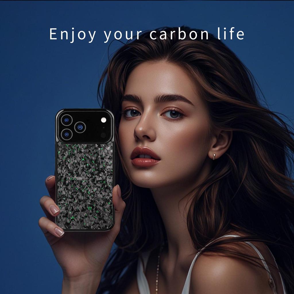 Apple iPhone 17 Pro Max Forged Carbon Fiber Protective Case