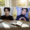 Korean Celebrity Byeon Wooseok  Pillow Gift Home Office Decoration Bedroom Sofa Car Cushion Cover case 45x45