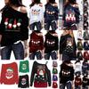 Stylish Women's Christmas Jumper Pullover Loose Fit Sweatshirt For Festive Seasons