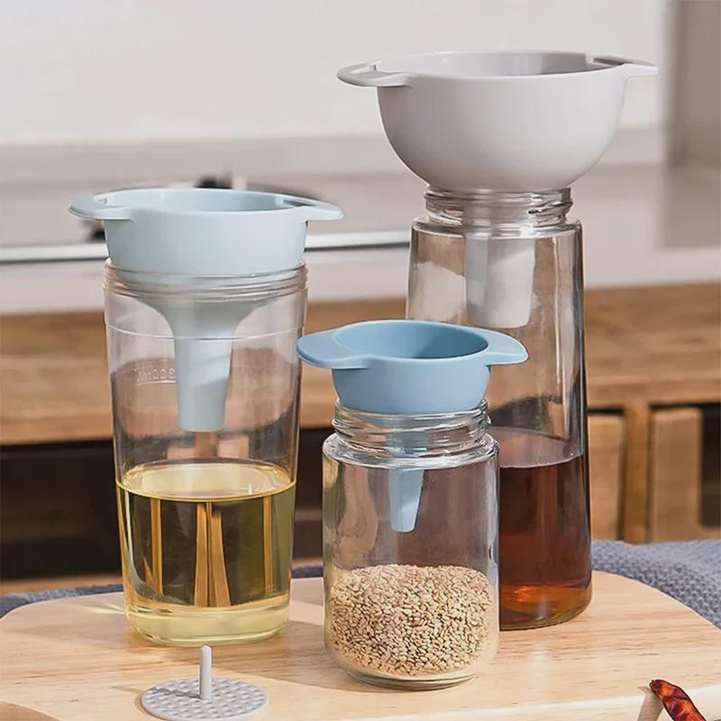 Four-in-One Multifunctional Kitchen Funnel Set with Oil Filter Pot