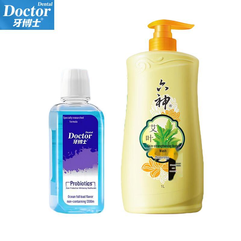 Dr. Dental Probiotic Mouthwash  LS Wormwood Shower Gel Bundle