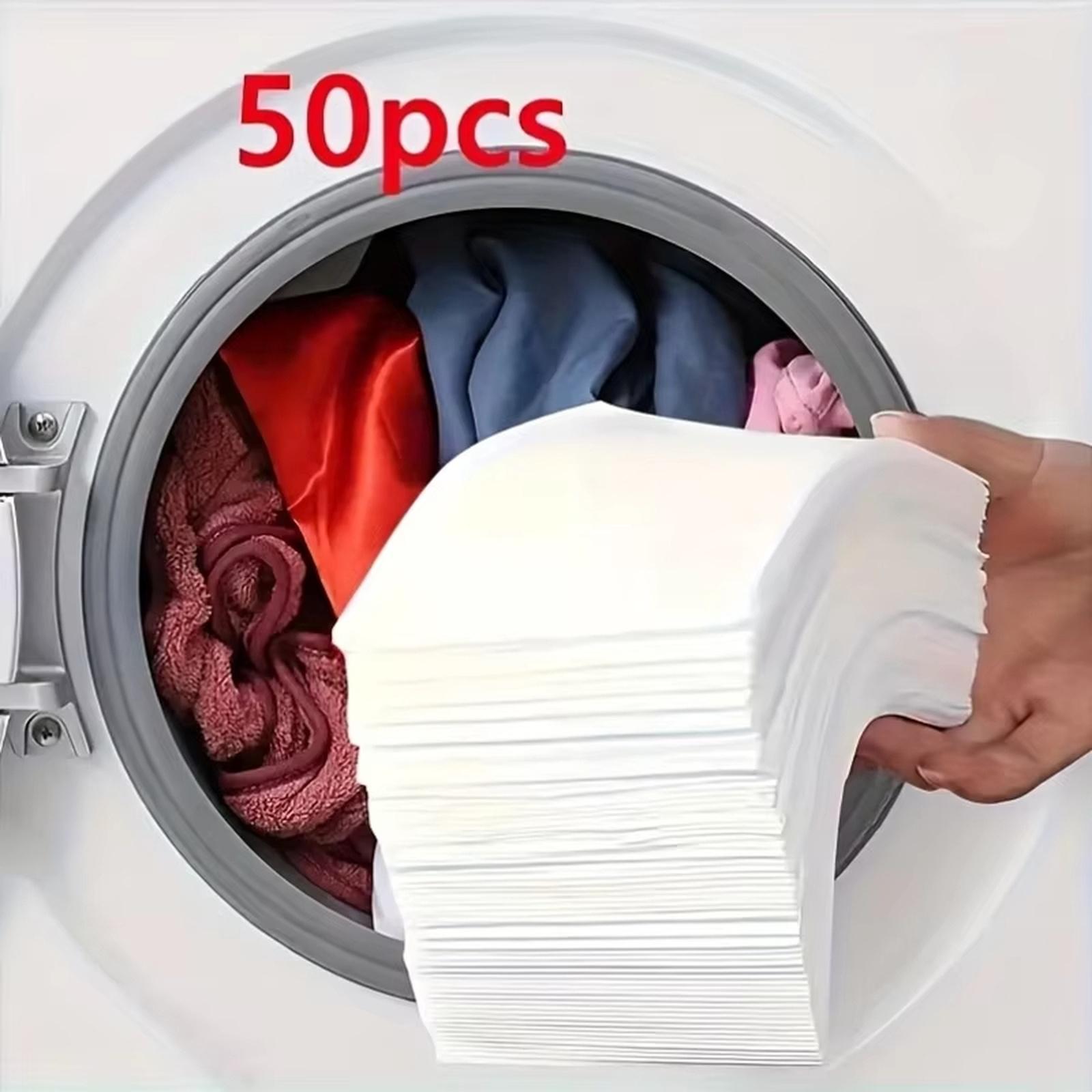 

Prevent Transfer and Enhance Fabric for Softness and Brightness in Mixed Washes, Laundry Room Accessory one size білий