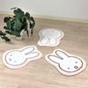 Senko Miffy Sleeping Miffy Mat 50 x 38 Miffy 65081 Rug, Approx. cm, Beige, Character, Animal,