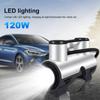 Portable Car Air Compressor 120W Electric Tyre Inflatable Pump LCD Display Digital Automobile Tire Pump Portable Tire Inflator