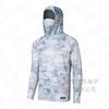 Men's sunscreen clothing summer UV protection breathable quick drying outdoor fishing clothing Luya fishing clothing hooded with mask