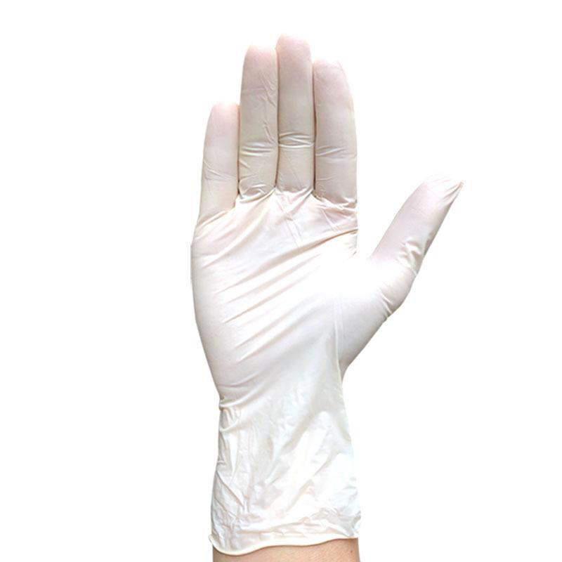 50 PAIRS Gloves Oil Acid and Alkali Resistance Housework Industrial Protection Work White Gloves