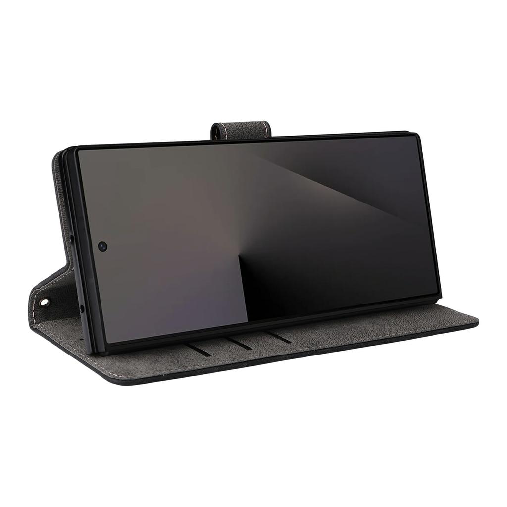 For Samsung Galaxy Z Fold7 5G Case Wallet RFID Blocking PU Leather Phone Cover Stand with Strap