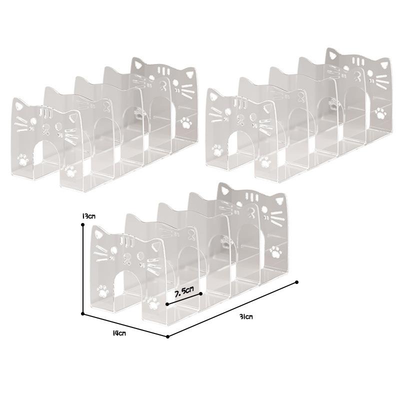 Kitten Shoe Storage Rack Shoe Rack Acrylic Box Entry-Level Simple Shoe Cabinet Partition Shoe Box Large Capacity Space Saving