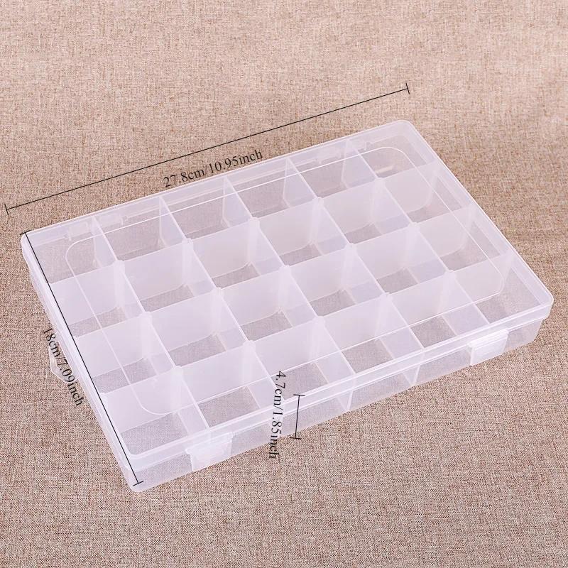 

Большая коробка с 28 фиксированными отделениями, 20 отделений, пластиковая отделка, хранение резинок, игрушек, инструментов, дисплей, ящик для хранения ювелирных изделий