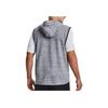 Under Armour Curry Series Geometric Pattern Logo Casual Hooded Loose Sleeveless Vest Men Vests Gray 1370270-011