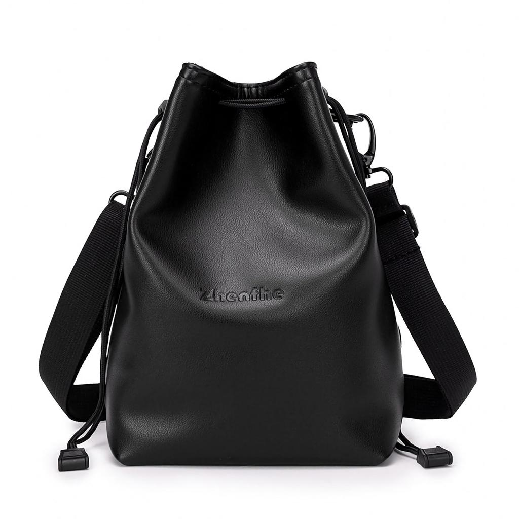 Rowaica Camera Bag Drawstring Shoulder Camera Pouch Camera Storage Camera Case Mirrorless SLR (L)