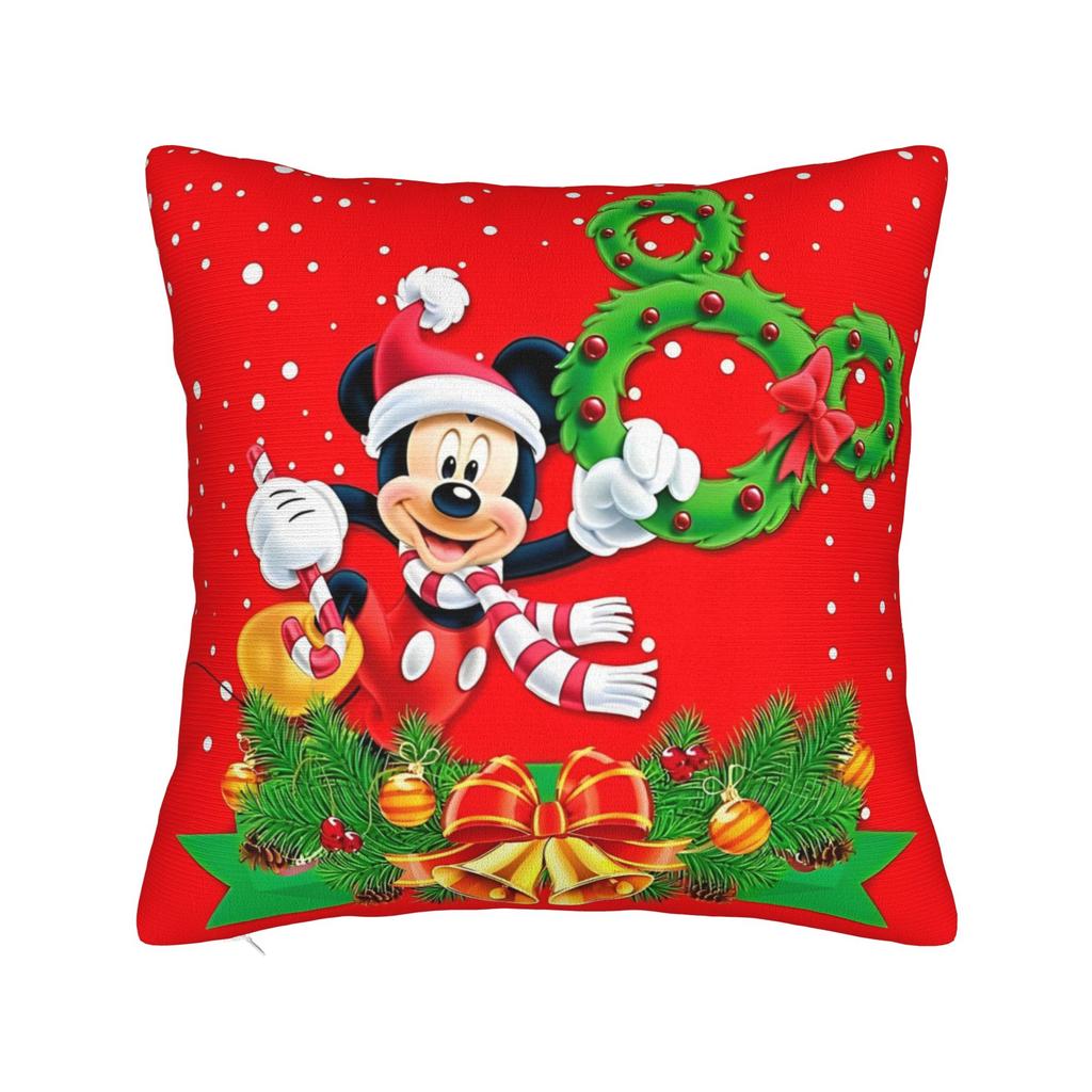 Cute Minnie Mouse Square Pillow Covers Polyester Home Famous Popular Cartoon Cushion Case Cool Decor Pillow Cover 45*45
