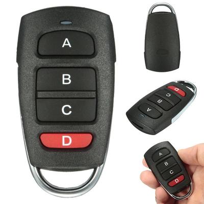 433MHz Kırmızı D Dört Düğmeli RF Kablosuz Verici Öğrenme Kodu Uzaktan Kumanda 433mhz Uzaktan Kumanda Kopyalama Kodu Garaj Kapısı Kapı Çoğaltıcı