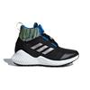adidas Fortatrail Abriebfest Thermisch Mittelhoch Kinder Laufschuhe Schwarz Silber Kinder AC7483