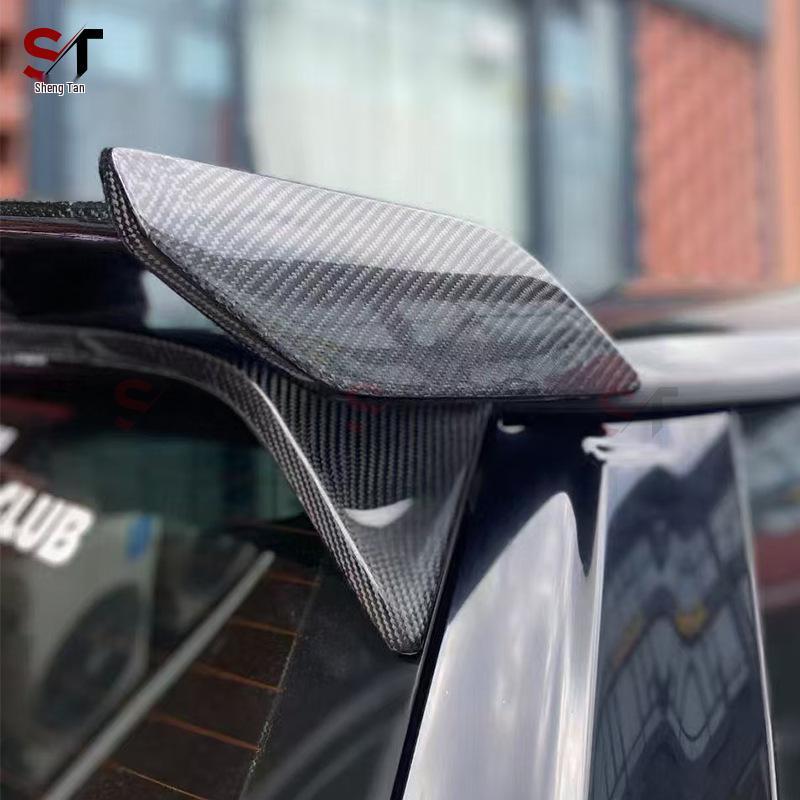 BMW MINI R56 Carbon Fiber Double Layer Rear Roof Spoiler - Modified Aerodynamic Car Accessory